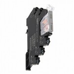 Przekaźnik Slimline 6 mm, z gniazdem, SPDT, 6A, zaciski śrubowe, 24V DC, G2RV-ST700 24VDC